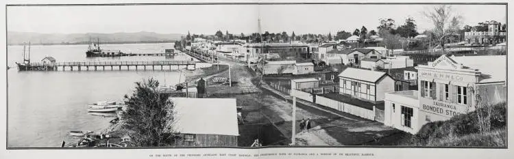 On the route of the proposed Auckland East Coast Railway