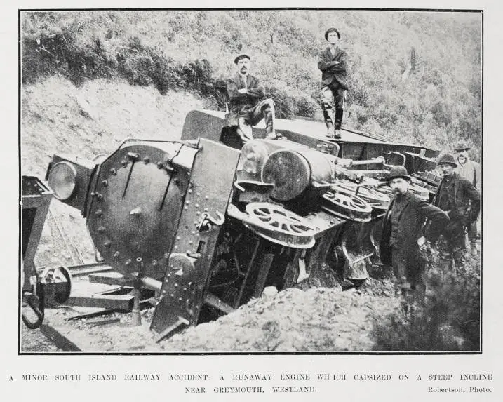 A minor South Island Railway accident