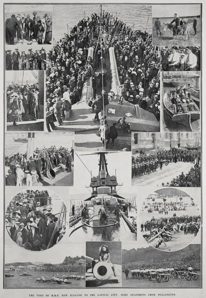 The visit of H.M.S. New Zealand to the Capital City