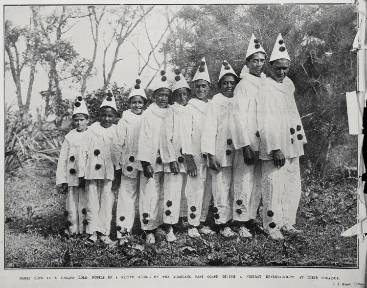 Māori boys in a unique role