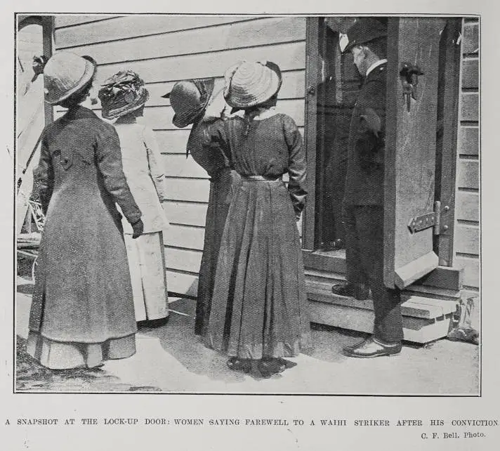 A Snapshot At The Lock-Up Door