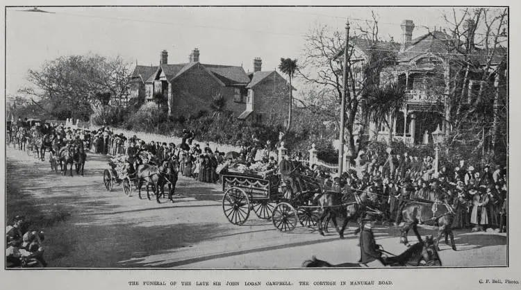 The Funeral Of The Late Sir John Logan Campbell