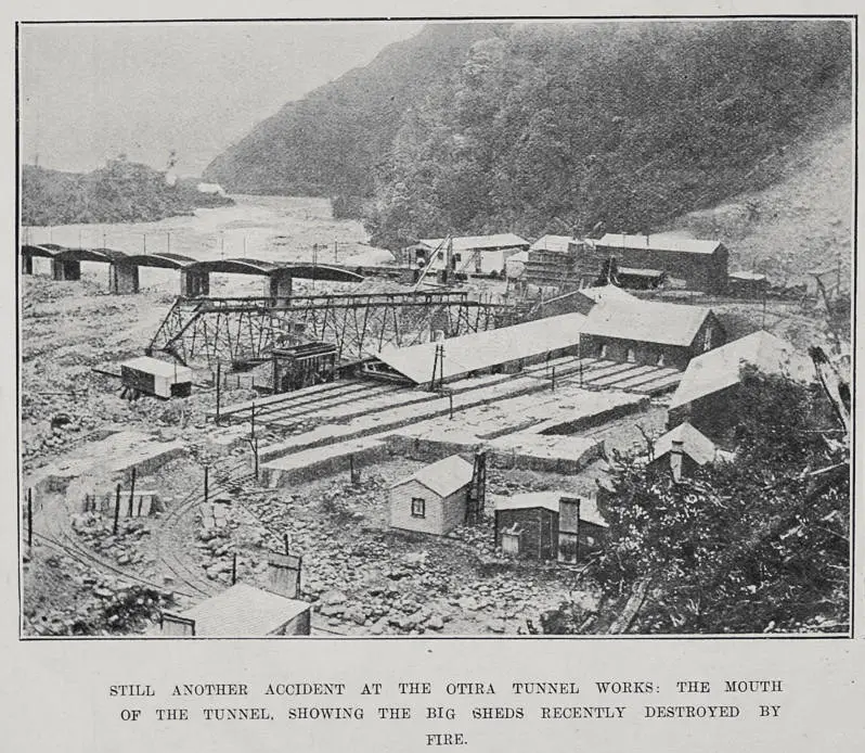 Still Another Accident At The Otira Tunnel Works