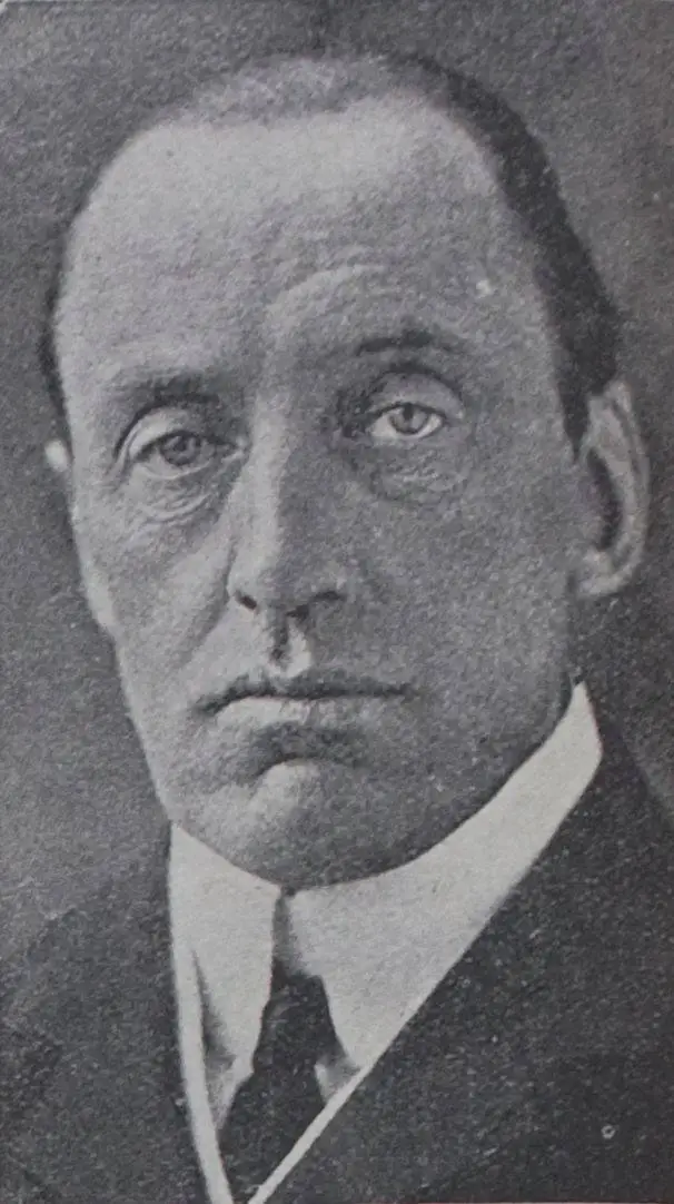 Showing Sir Edward Carson, who has resigned the position of Attorney-General in the British National Cabinet