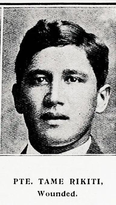 Private Tame Rikiti, wounded