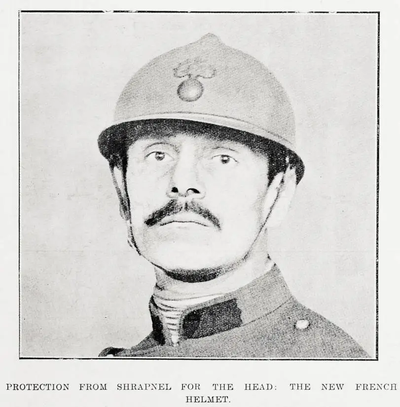 Protection from shrapnel for the head: the new French helmet