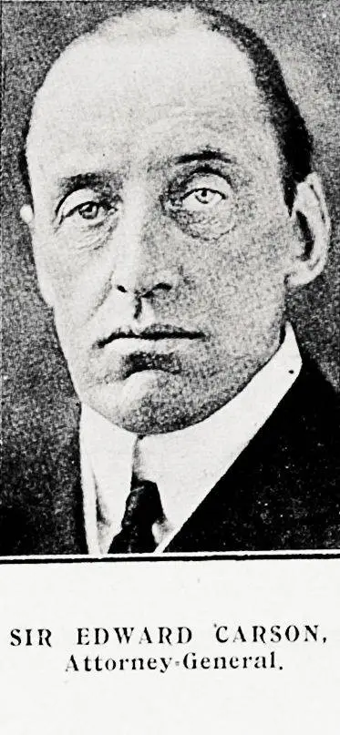 Sir Edward Carson, Attorney-General