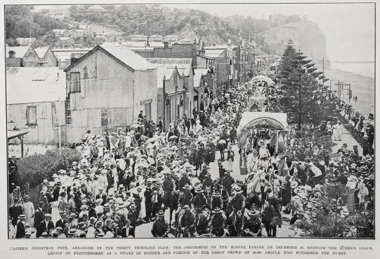 Napier's Christmas fete, arranged by the Thirty Thousand Club