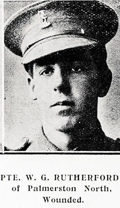 Pte. W. G. Rutherford, of Palmerston North, wounded