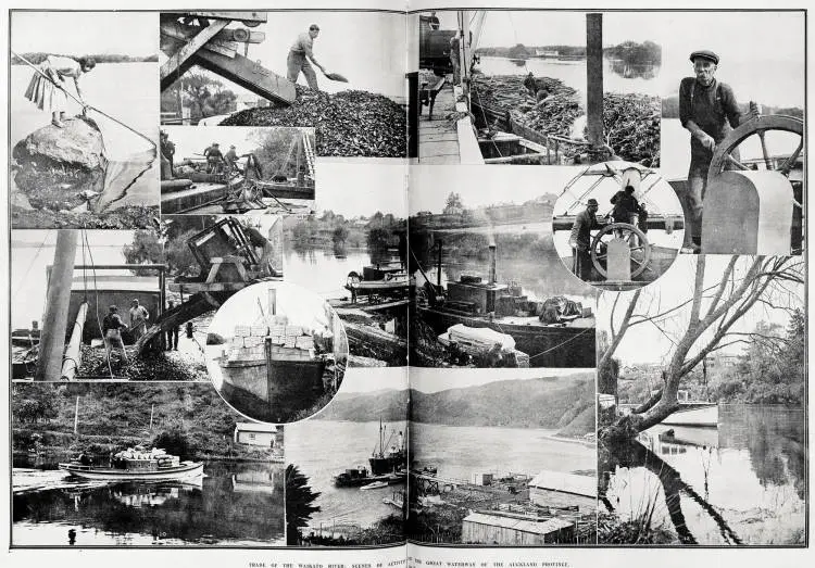 Trade of the Waikato River: scenes of activity on the great waterway of the Auckland Province