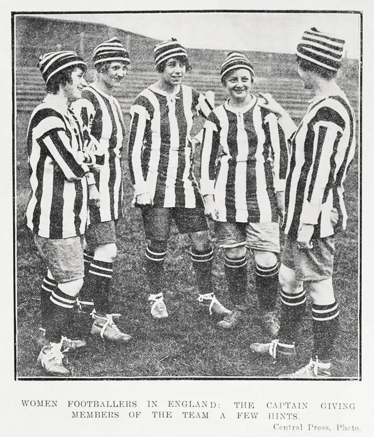 Women footballers in England: the captains giving members of the team a few hints