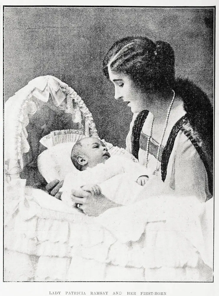 Lady Patricia Ramsay and her first-born