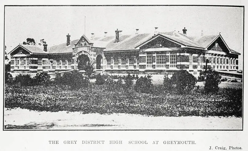 The Grey District High School at Greymouth