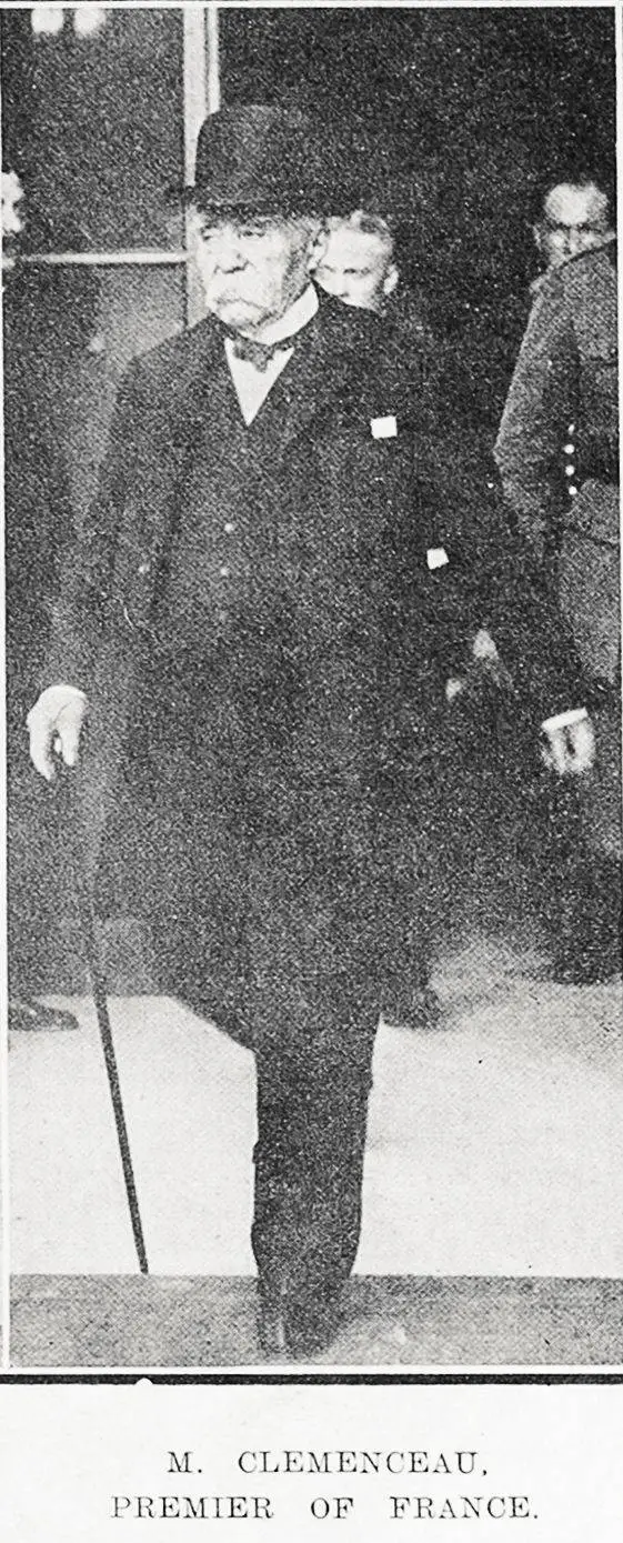 M. Clemenceau, Premier of France