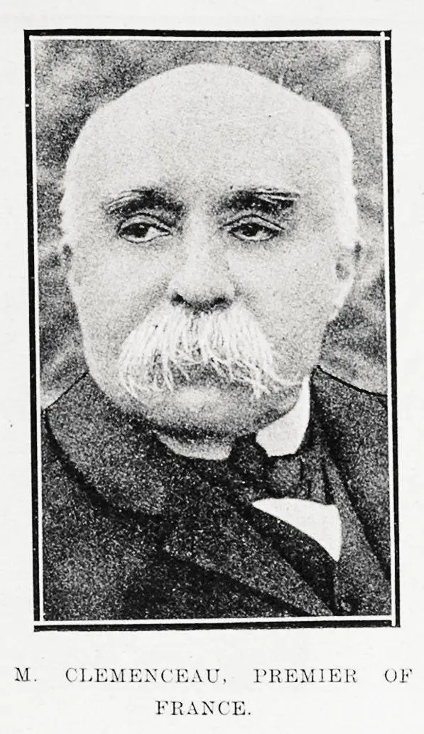 M. Clemenceau, premier of France