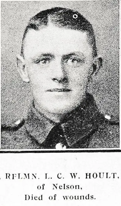 Rflmn. L. C. W. Hoult, of Nelson, died of wounds