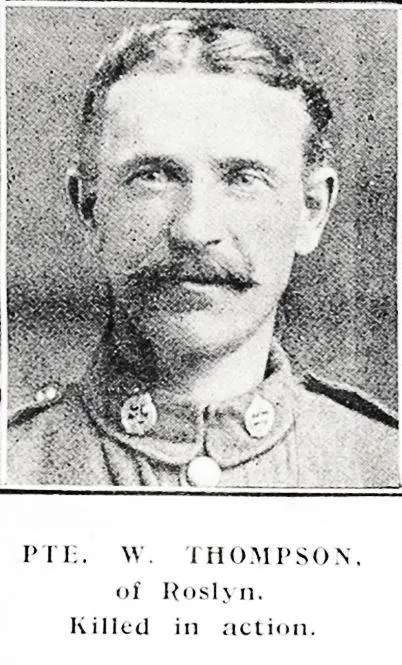 Pte. W. Thompson, of Roslyn, killed in action