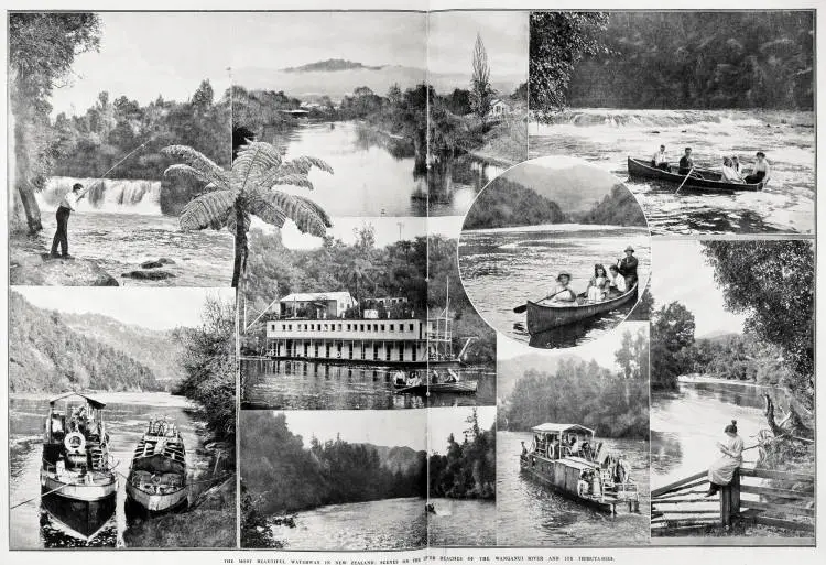 The most beautiful waterway in New Zealand: scenes on the upper reaches of the Wanganui River and its tributaries