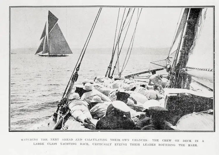 Regatta week at Cowes on the Isle of Wight, with racing in the Solent