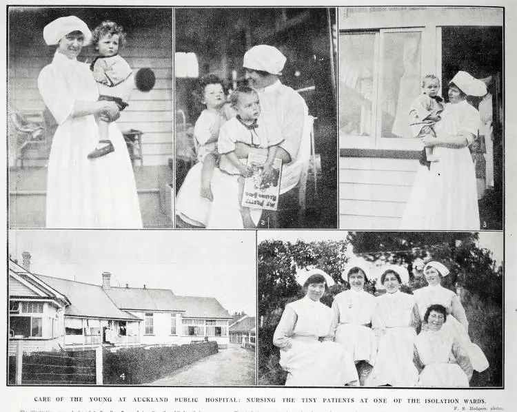 Care of the young at Auckland Public Hospital: nursing the tiny patients at one of the isolation wards