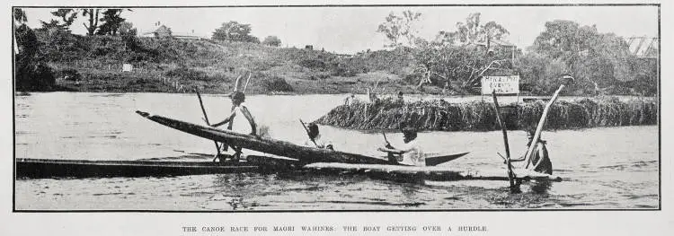 The Ngaruawahia Regatta on the Waikato River on St Patrick's Day