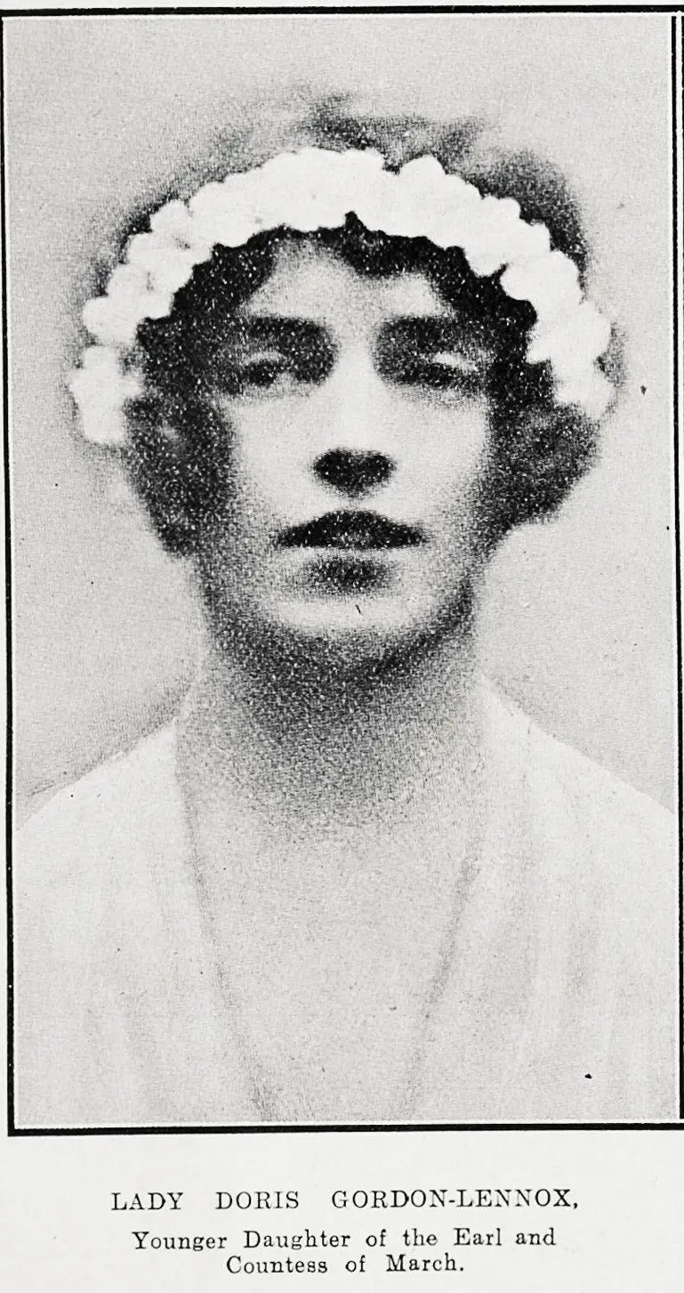 Lady Doris Gordon-Lennox, younger daughter of the Earl and Countess of March