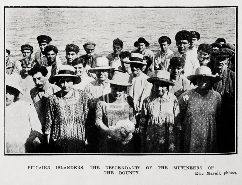 Pitcairn islanders, the descendants of the mutineers of The Bounty