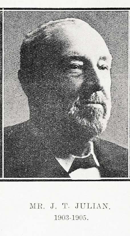 Mr. J. T. Julian, 1903-1905
