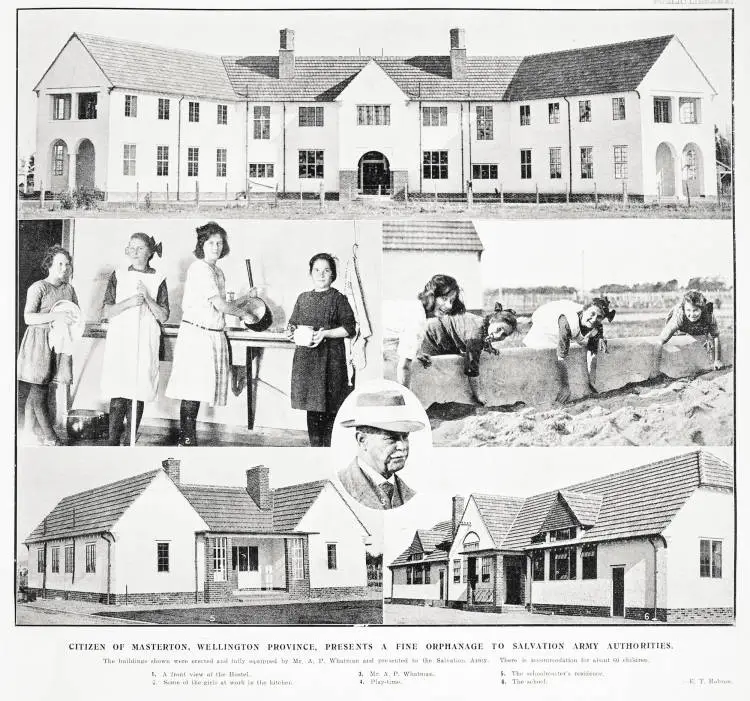 Citizen of Masterton, Wellington Province, Presents A Fine Orphanage To Salvation Army Authorities