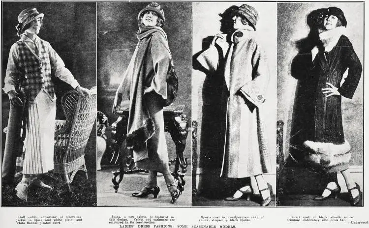Ladies dress fashions: some seasonable models