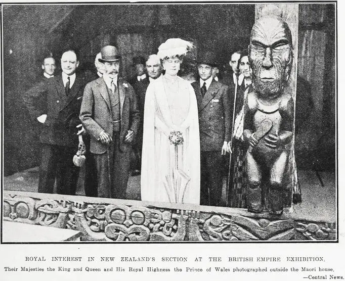 Royal interest in New Zealand's section at the British Empire Exhibition