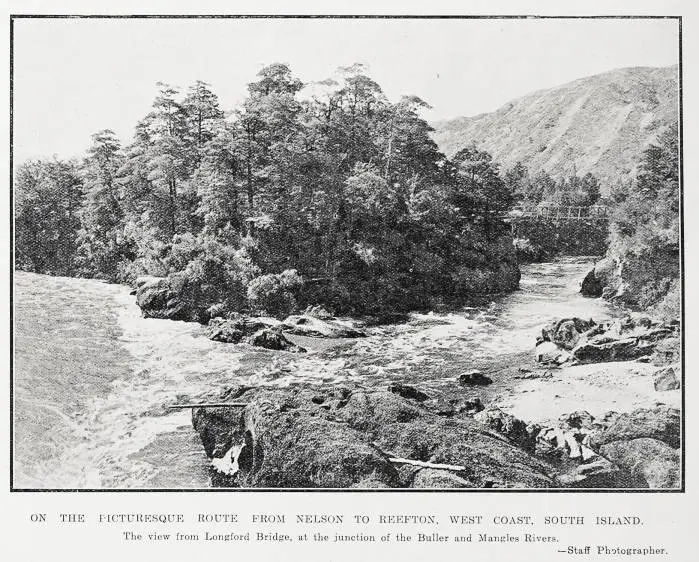 On The Picturesque Route From Nelson To Reefton, West Coast, South Island