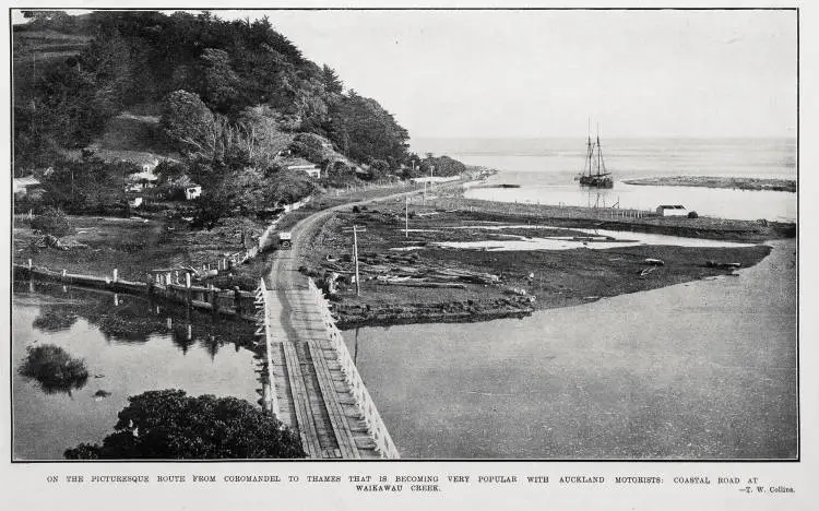 Coastal Road At Waikawau Creek