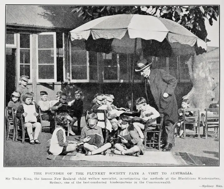 The founder of the Plunket Society pays a visit to Australia