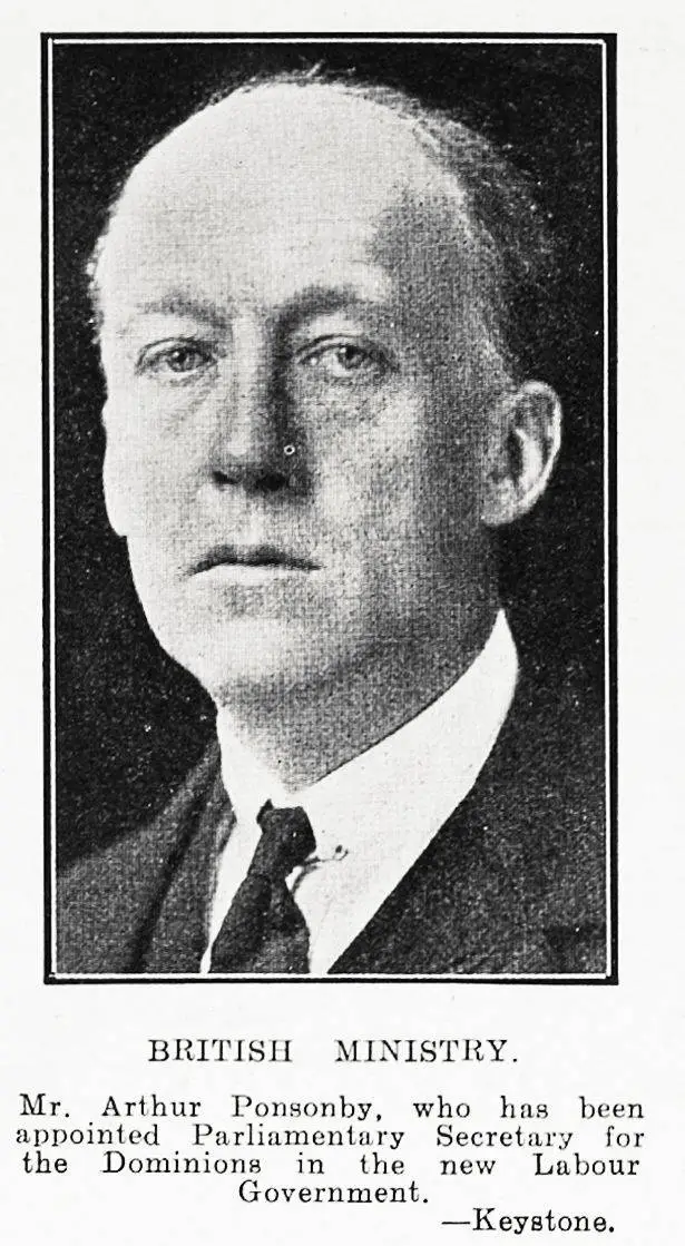 British Ministry: Mr. Arthur Ponsonby
