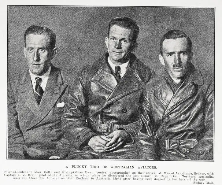 A plucky trio of Australian aviators