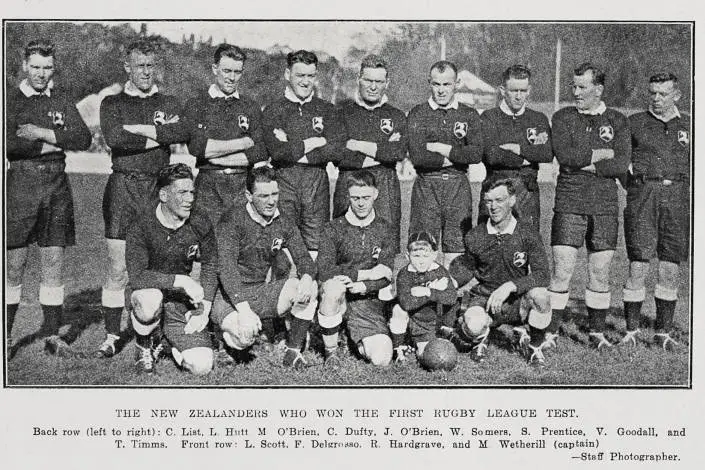 The New Zealanders Who Won The First Rugby League Test