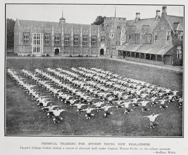 Physical training for sturdy young New Zealanders