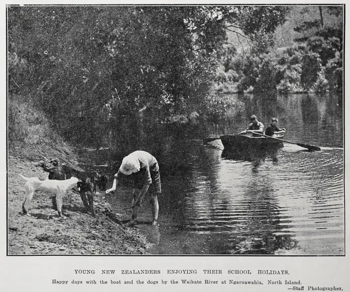 Young New Zealanders Enjoying Their School Holiday's