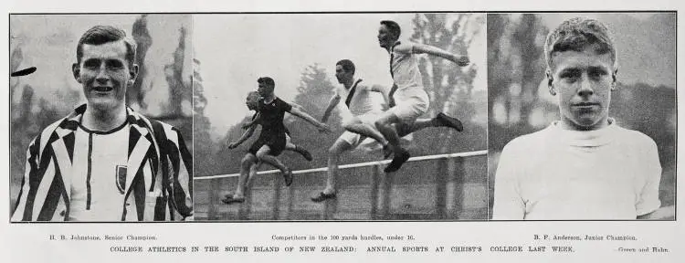 College Athletics in the South Island Of New Zealand: Annual Sports At Christ's College Last Week