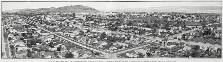 Another view of the town of Gisborne, on the shores of Poverty Bay, as it appears today