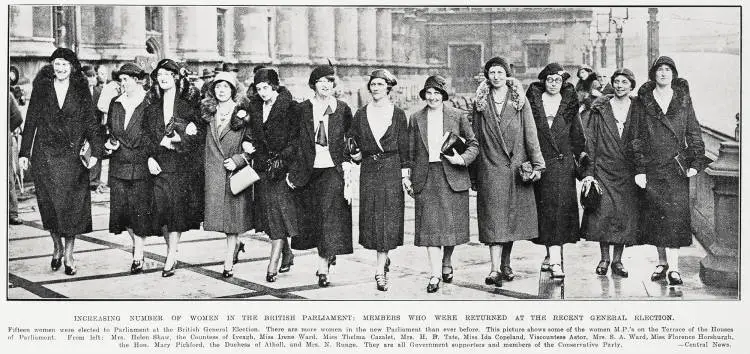 Increasing Number of Women in the British Parliament: Members Who Were Returned at the Recent General Election