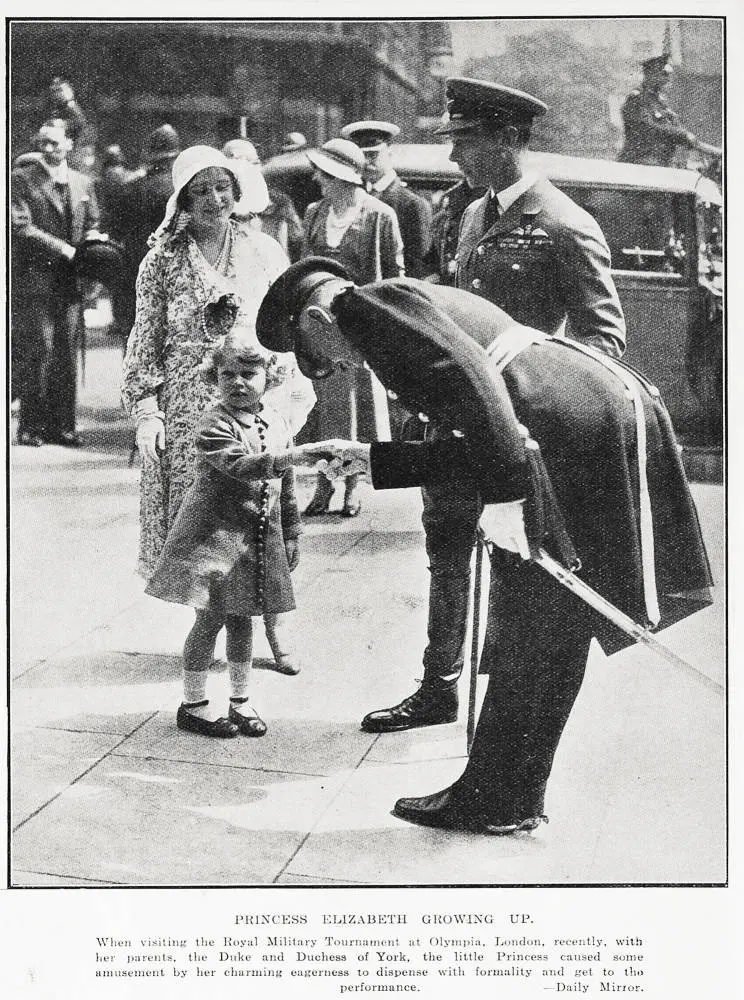 Princess Elizabeth growing up