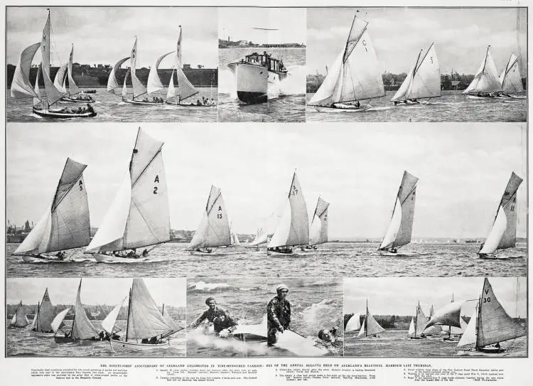 The ninety-first anniversary of Auckland celebrated in time-honoured fashion: pictures of the annual regatta held on Auckland's beautiful harbour last Saturday
