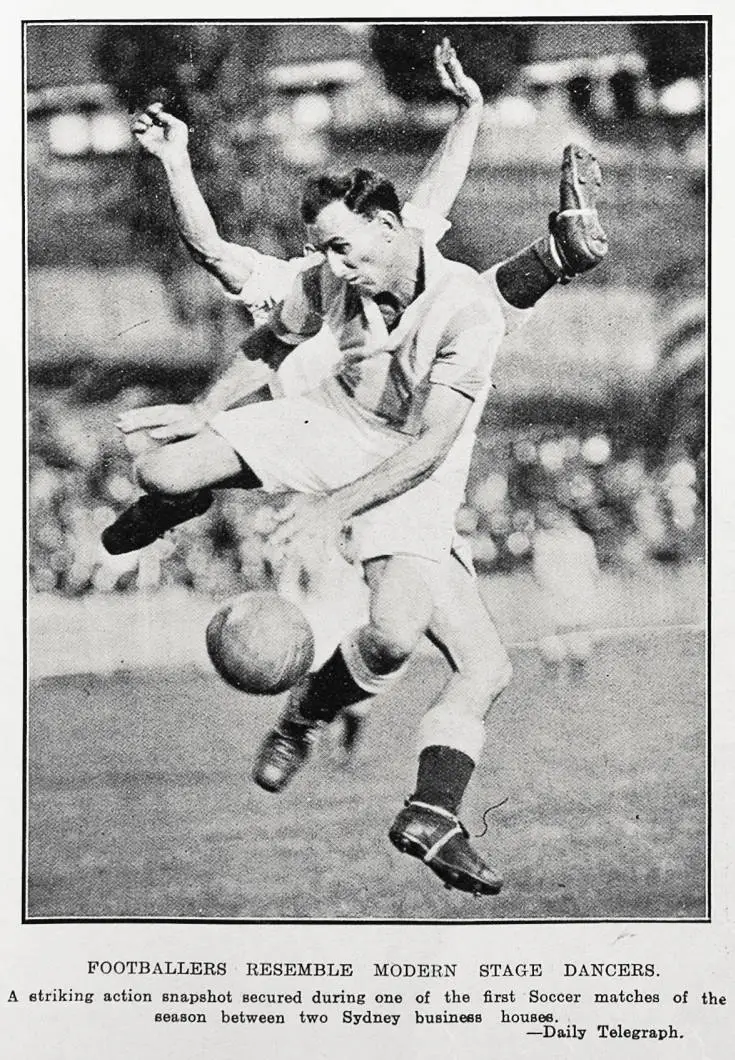 Footballers resemble modern stage dancers