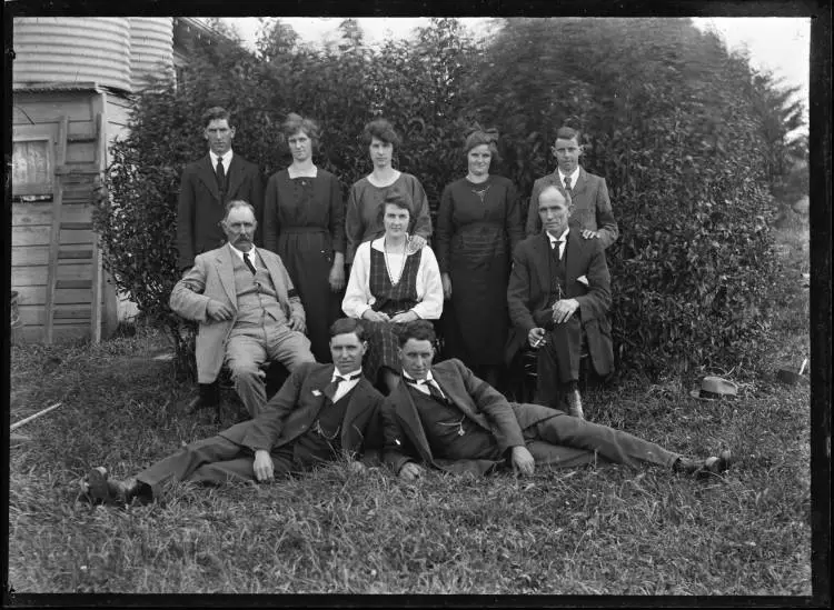 Outdoor family group