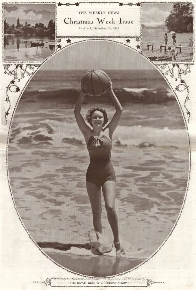 The beach girl. A Christmas study