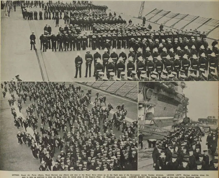 The crew of H.M.S. Courageous