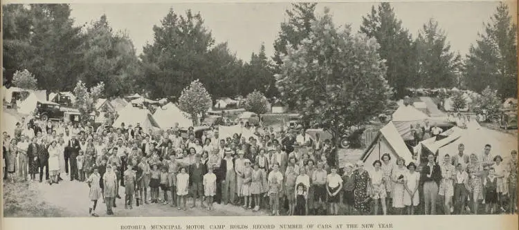 Rotorua municipal motor camp holds record number of cars at the New Year