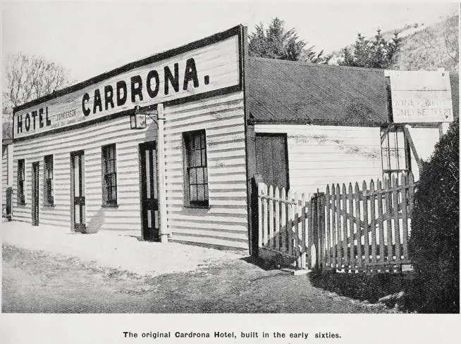 The original Cardrona Hotel, built in the early sixties